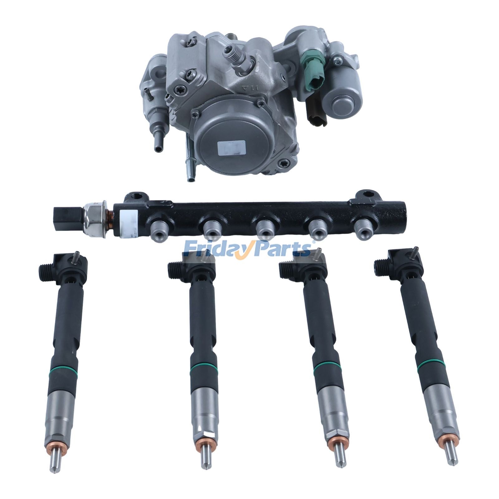 Fuel Injector Pump & Common Rail & Injector Kit 7249380 7030409 7275454 for Bobcat E32 E35 E42 E45 S540 S510 S530 S550 T450 T550 T590