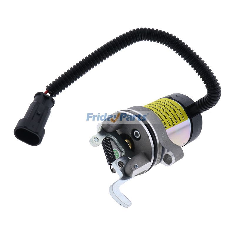 12V Fuel Shutoff Solenoid 6889272 for Bobcat Loader 883 873 864 863 A300 A250 A220 T200