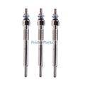 3 Pcs Glow Plug 129008-77800 for Yanmar Engine 3JH40 3TNV88 3TNV82A 3TNV86CT 3TNV86CHT
