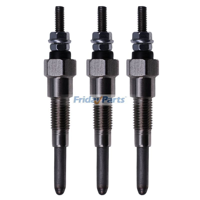 3 Glow Plugs 185366250 185366220 for Perkins Engine 402D-05 402F-05 403A-11 403D-07 403D-11 403F-07 403F-11 404D-15 403C-11 404C-15