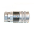 Hydraulic Clutch Female Flat Plug Coupler 6680017 7246797 for Bobcat Excavator 325 328 Loader 753 763 883 S130 T140 S570 Telehandler TL35.70 TL470HF