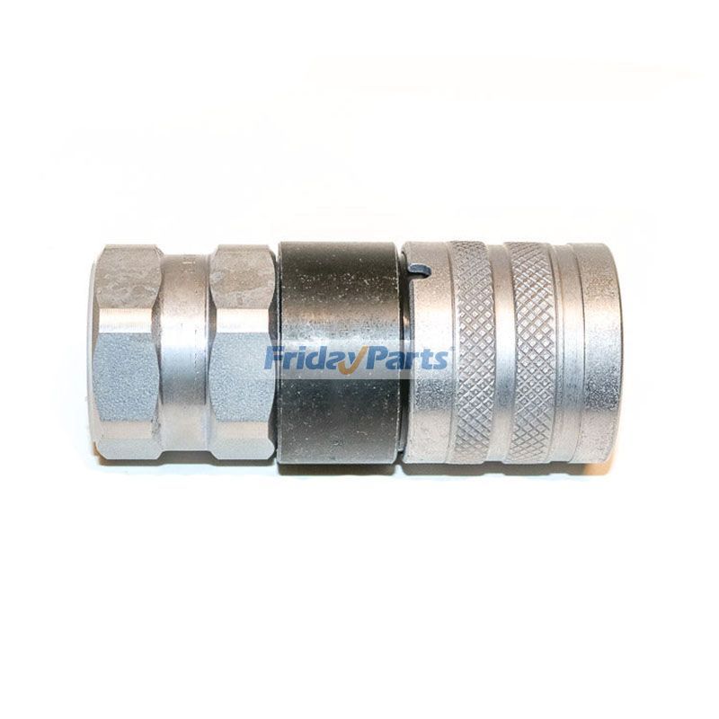 Hydraulic Clutch Female Flat Plug Coupler 6680017 7246797 for Bobcat Excavator 325 328 Loader 753 763 883 S130 T140 S570 Telehandler TL35.70 TL470HF