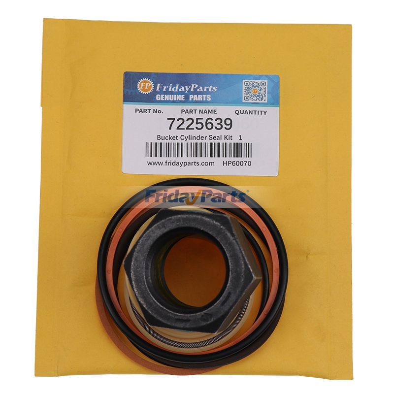 Hydraulic Cylinder Seal Kit 7225639 for Bobcat T750 T770 Compact Track Loader