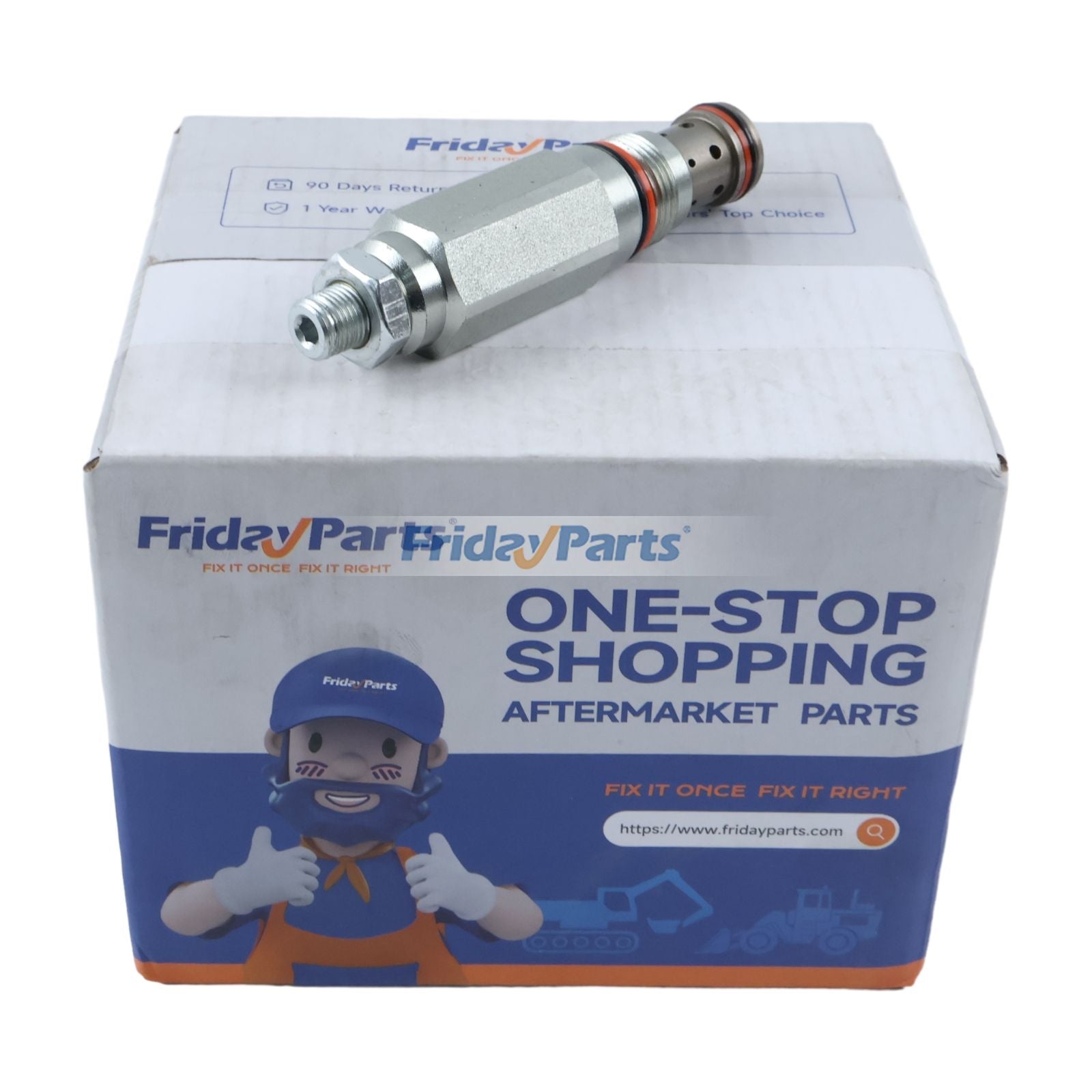 Hydraulic Pressure Relief Valve 6686360 for Bobcat Loader 553 653 753 763 853 863 963 S130 S150 S175 S185 864 T110 T140 T180 T200 T300 T630