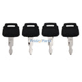 4 Ignition Keys K250 PM50S01001P1 for CASE CX27B CX31B CX25 CX36B CX31 CX36 CX47 CX17B CX50B CX55B CX55BMSR