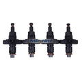 4 Pieces Fuel Injector 1081629R91 for CASE Engine BD-144 BD-154 Tractor B275 B414 276 354 364 384 424 434 444 2300A 2424 2444