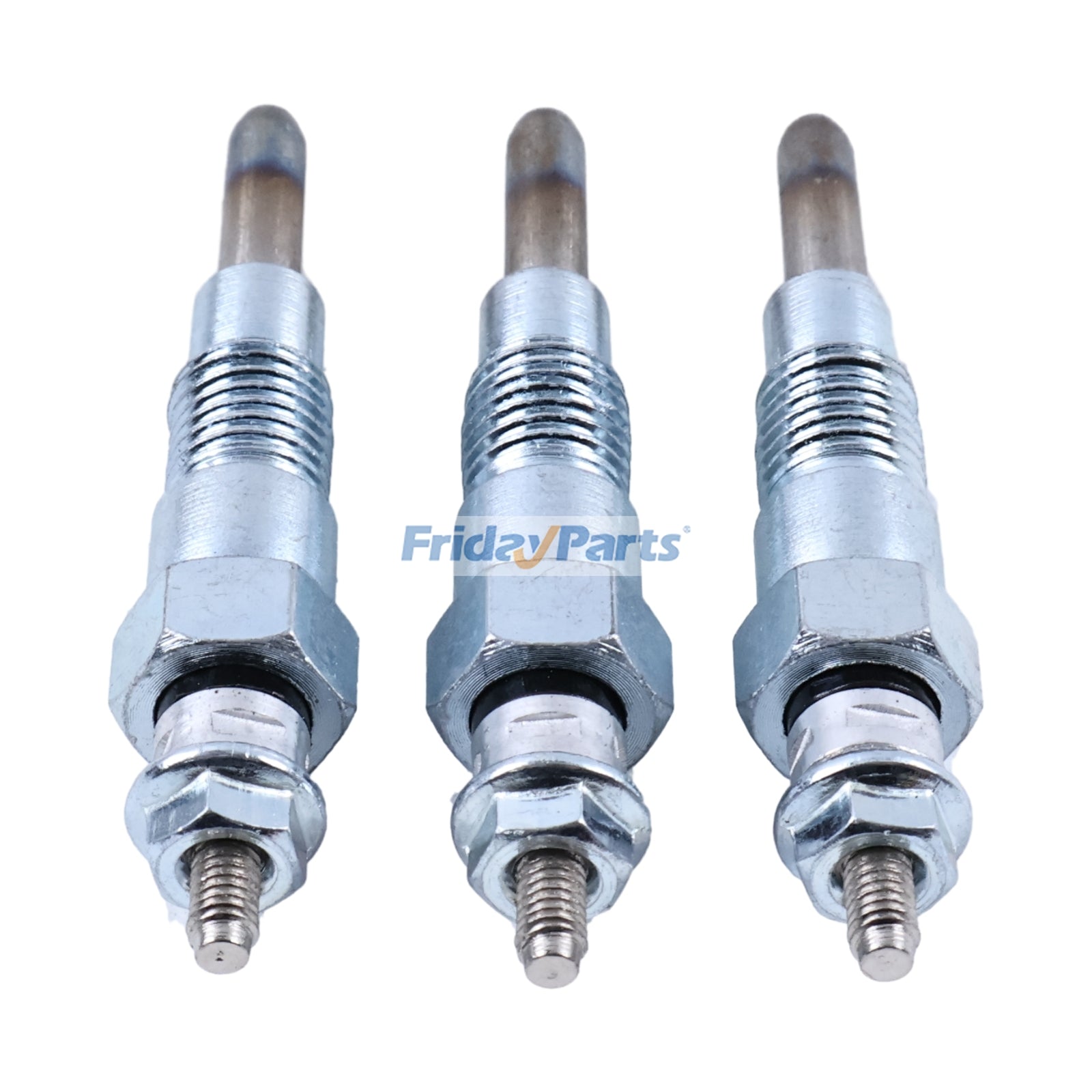 3Pcs Glow Plug 44-7130 42-0916 for Yanmar Engine 366 3TNA72 395 Thermo King TS200 TS300 TS500 TS600