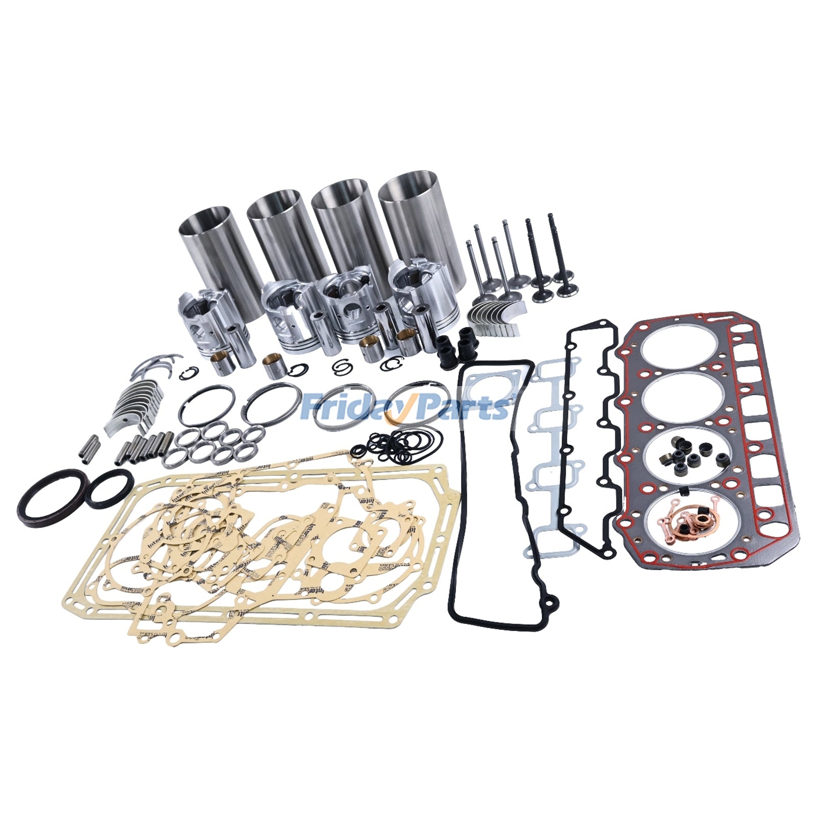 Overhaul Rebuild Kit for Yanmar Engine 4TNE94 Atlas Copco Generator QAS28