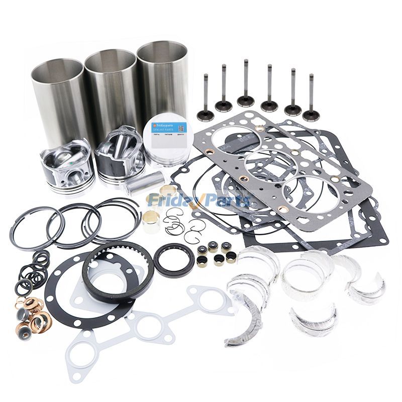 Overhaul Rebuild Kit for Isuzu 3KC1 Engine IHI 27F 28UX Nissan SB15 Excavator Gehl SL3 Loader