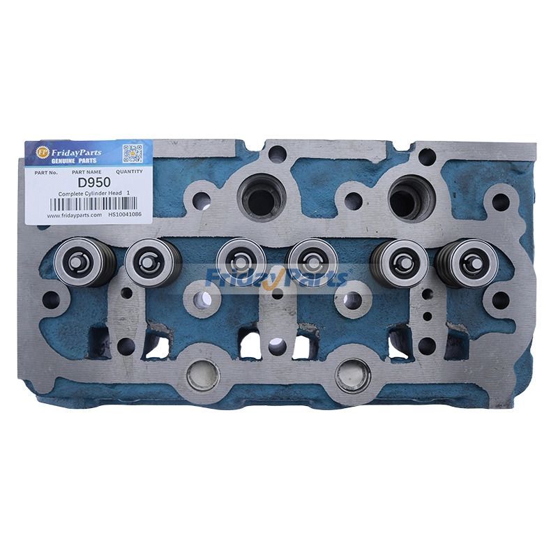 Kubota Engine D950 D950-B Complete Cylinder Head 6653571 for Bobcat Skid Steer Loader 543 553
