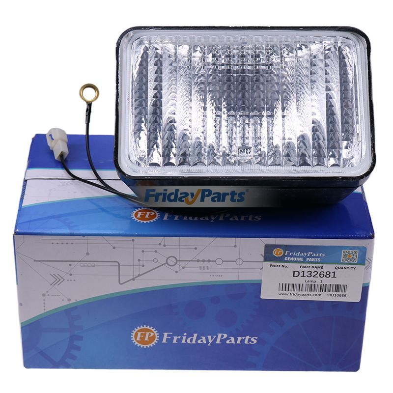 FridayParts Lamp D132681 D132682 for CASE Loader 580K 570LXT 580L 580SL 590 580SK 590SL 590L