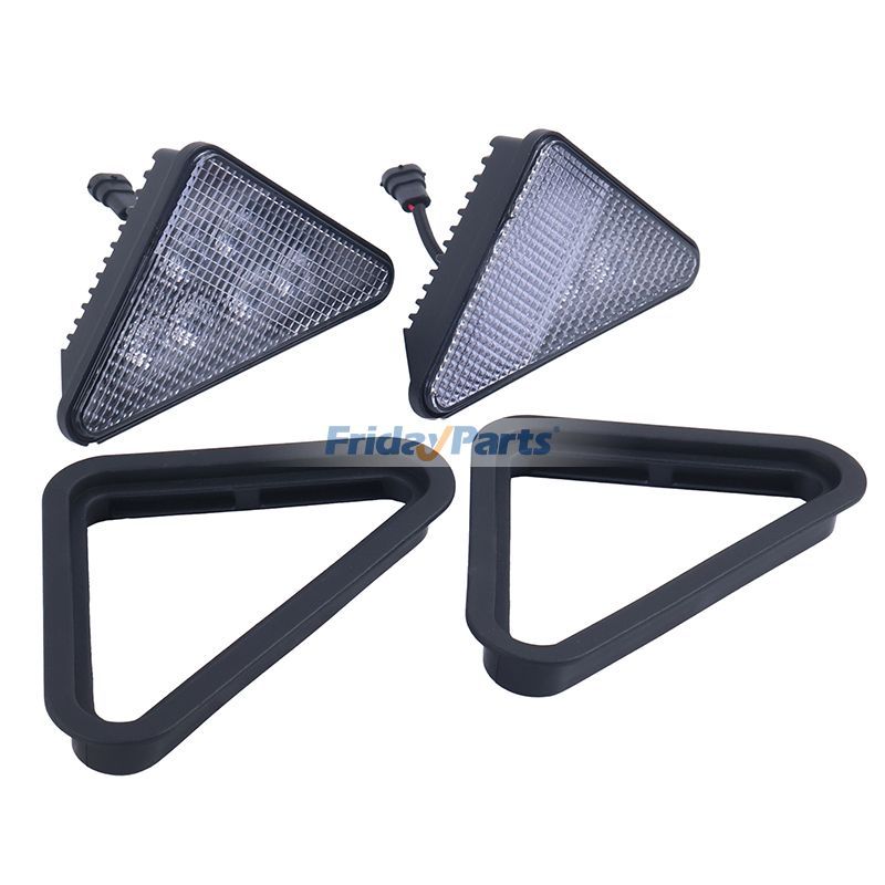 LED Headlight Kit 7259523 & 7259524 & Rubber Bezel Light Mount 6674402 for Bobcat Skid Steer Loader 751 753 763 773 863 864 873 883 S130 S150 S160 S175 S185 S220 S300