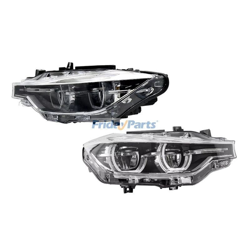 Left & Right LED Headlight 63117419629 63117419630 for BMW 2017-2018 330i 2016-2018 330e 340i