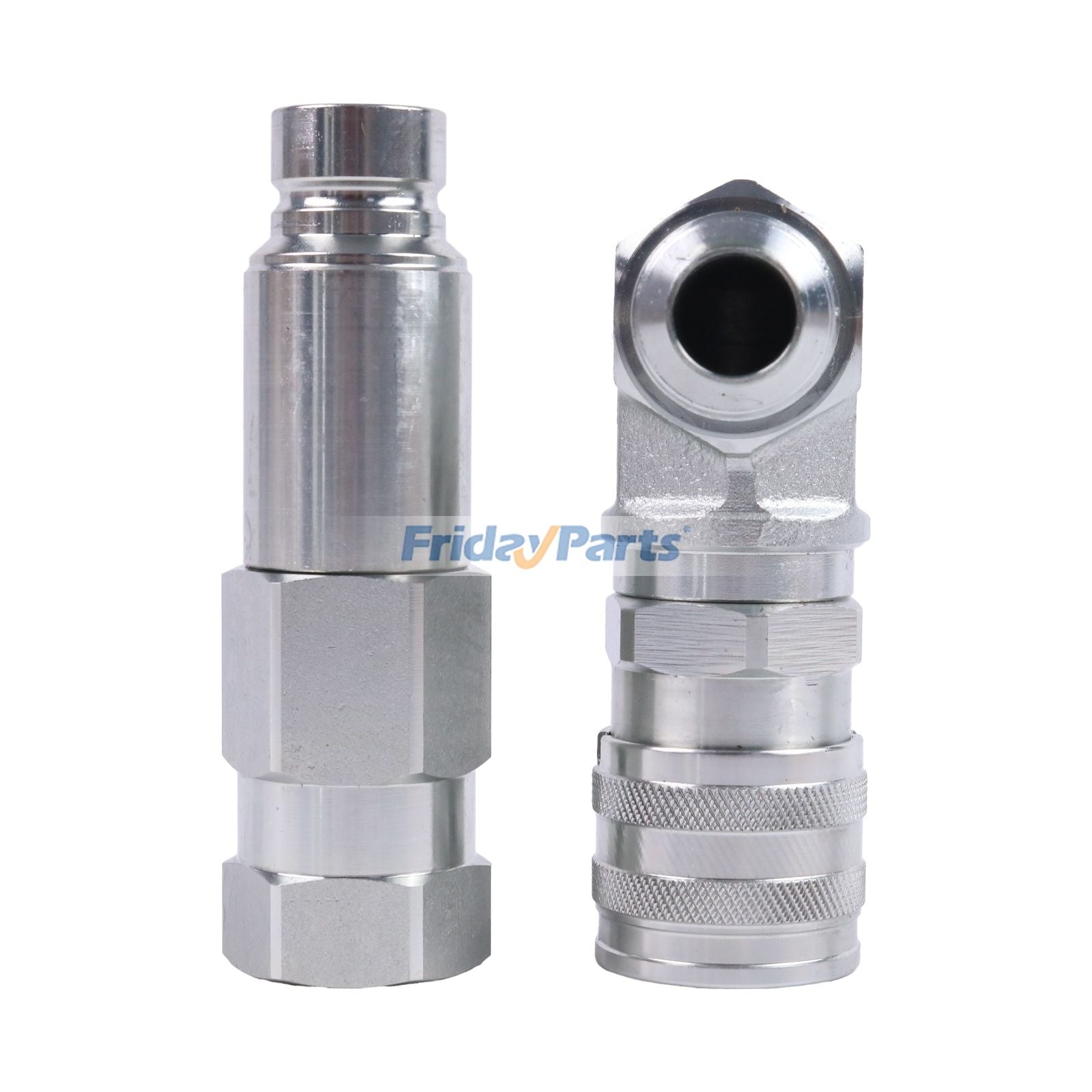 Male & Female Flat Face Coupler Kit 7246781 7246777 for Bobcat Loader B200 B250 BL275 B300 BL570 Excavator 320 E32 E35 E55 335