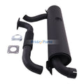 Muffler & Exhaust Pipe Kit 7130724 7130725 7101708 6727753 for Bobcat Loader S160 S185 S205 T180 T190