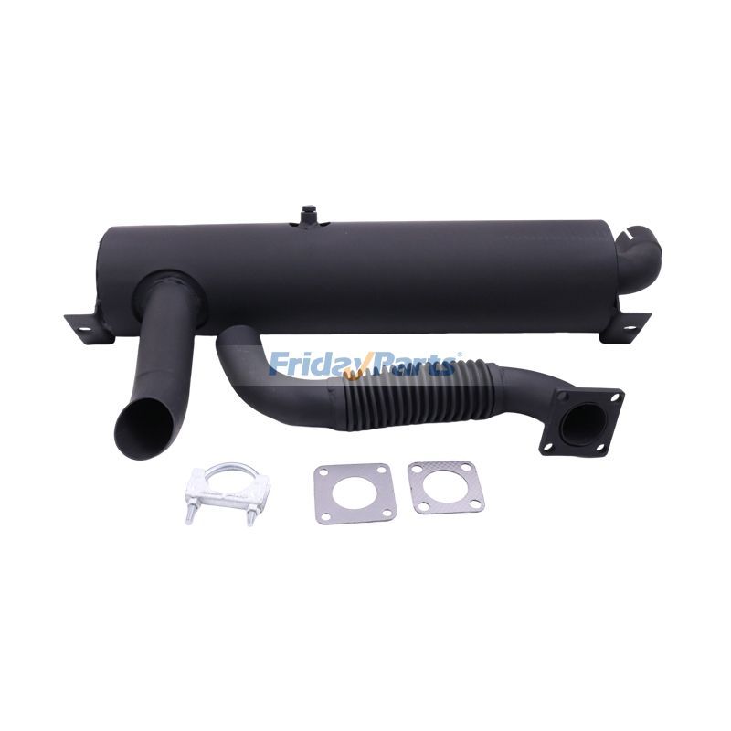 Muffler Kit 7350311 6683915 7107449 for Kubota Engine V2003 V2403 Bobcat Loader S150 S160 S205 T180