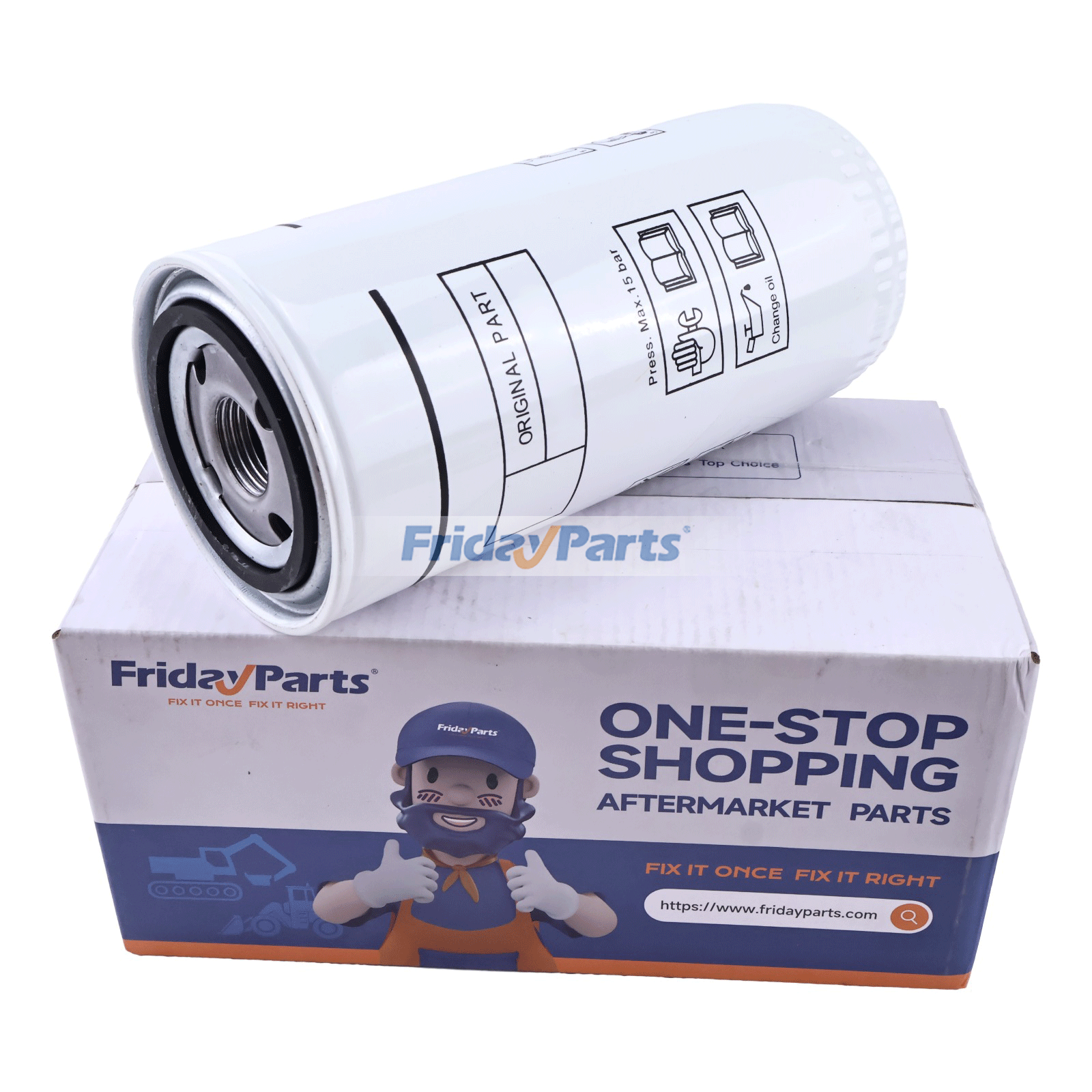 Oil Filter 1613-6105-01 1613-6105-00 for Atlas Copco Air Compressor XAS125