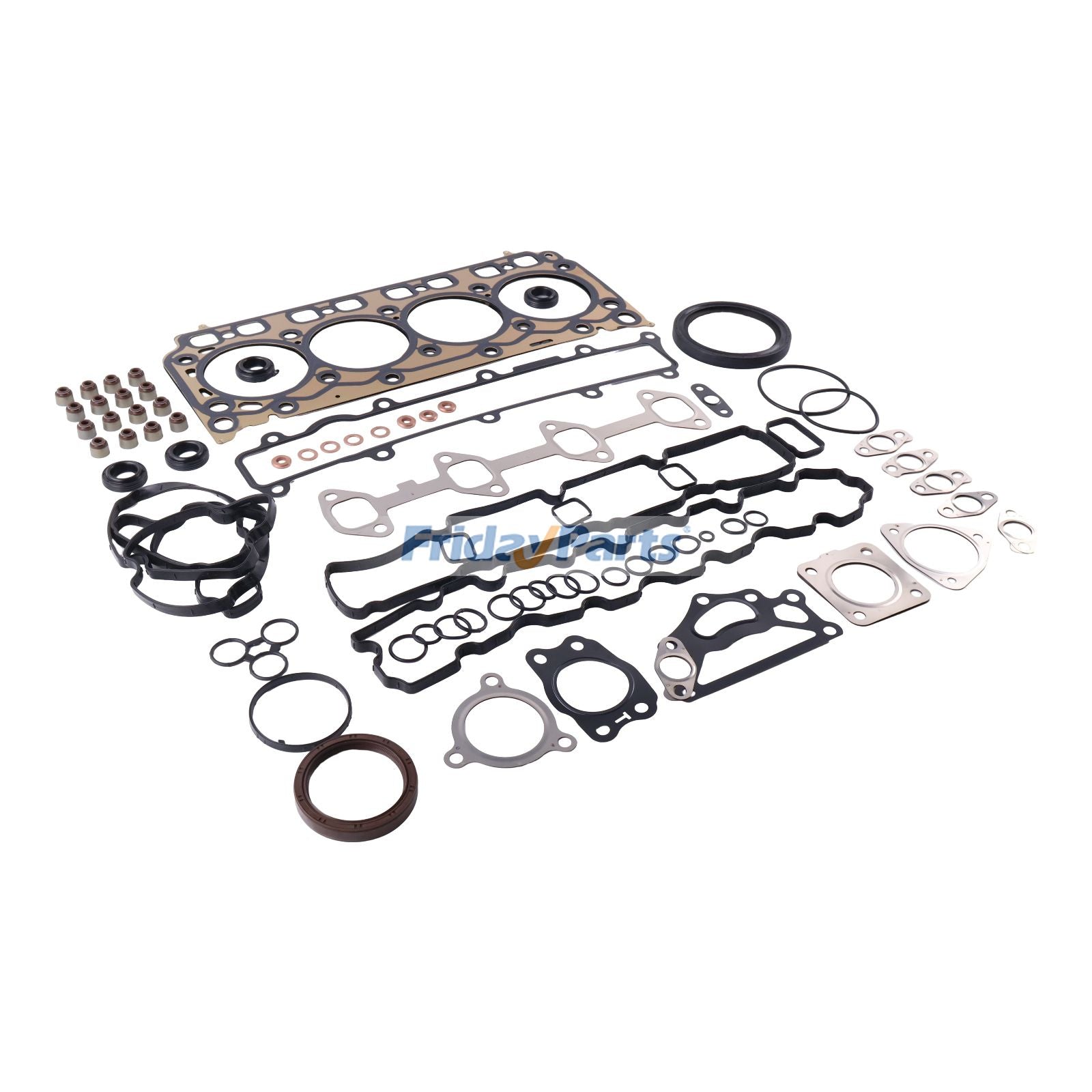 Overhaul Gasket Kit for Doosan Daewoo Engine D24 D24NAP Bobcat Loader S450 S510 S530 S550 S570 S590 S595 S630 S650
