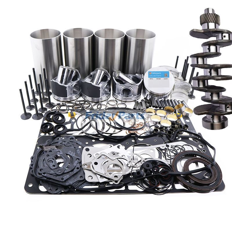 Crankshaft & Overhaul Rebuild Kit 7030327 for Doosan Daewoo Engine D24 D24NAP Bobcat Loader S450 S510