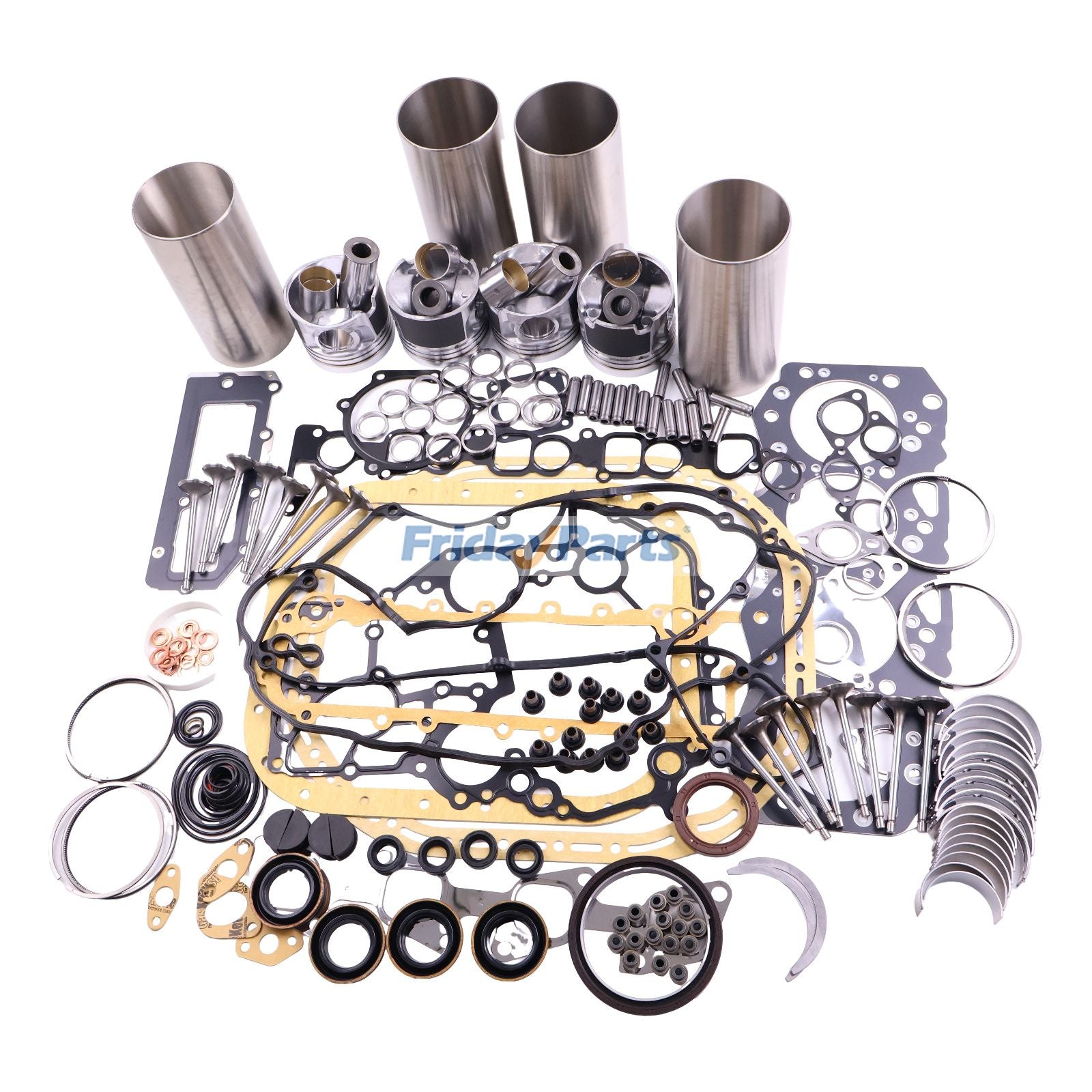 Overhaul Rebuild Kit for Isuzu 4JJ1 Engine CASE CX130B Excavator