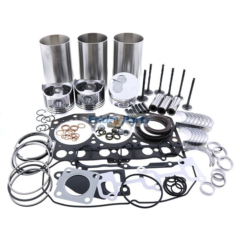 Overhaul Rebuild Kit for Yanmar Engine 3TNV76 Excavator VIO20 VIO25-3 SV20 Tractor GK165 GK185 GK200