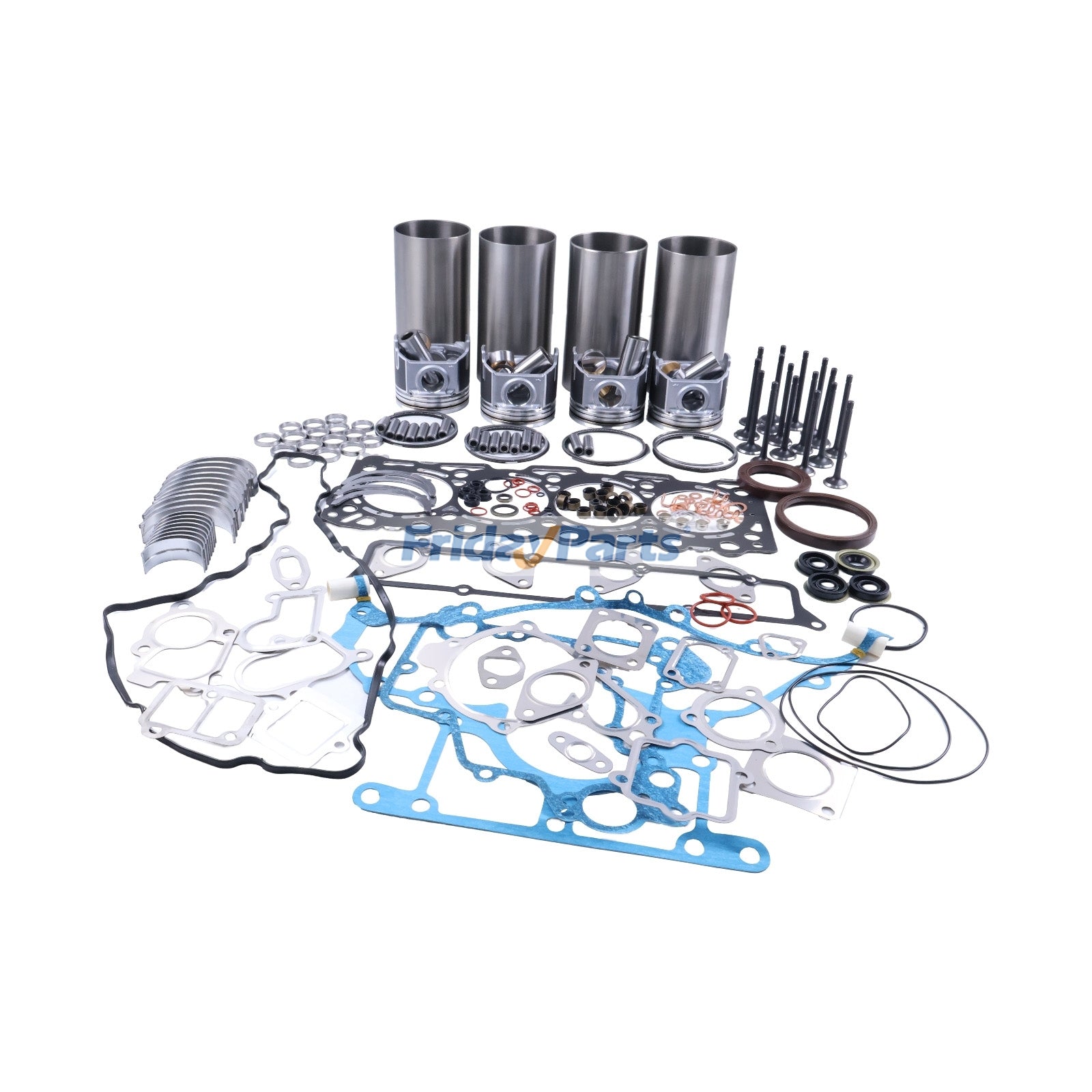 Overhaul Rebuild Kit for Kubota Engine V3307 CASE Compactor SV207E Loader SL50TR