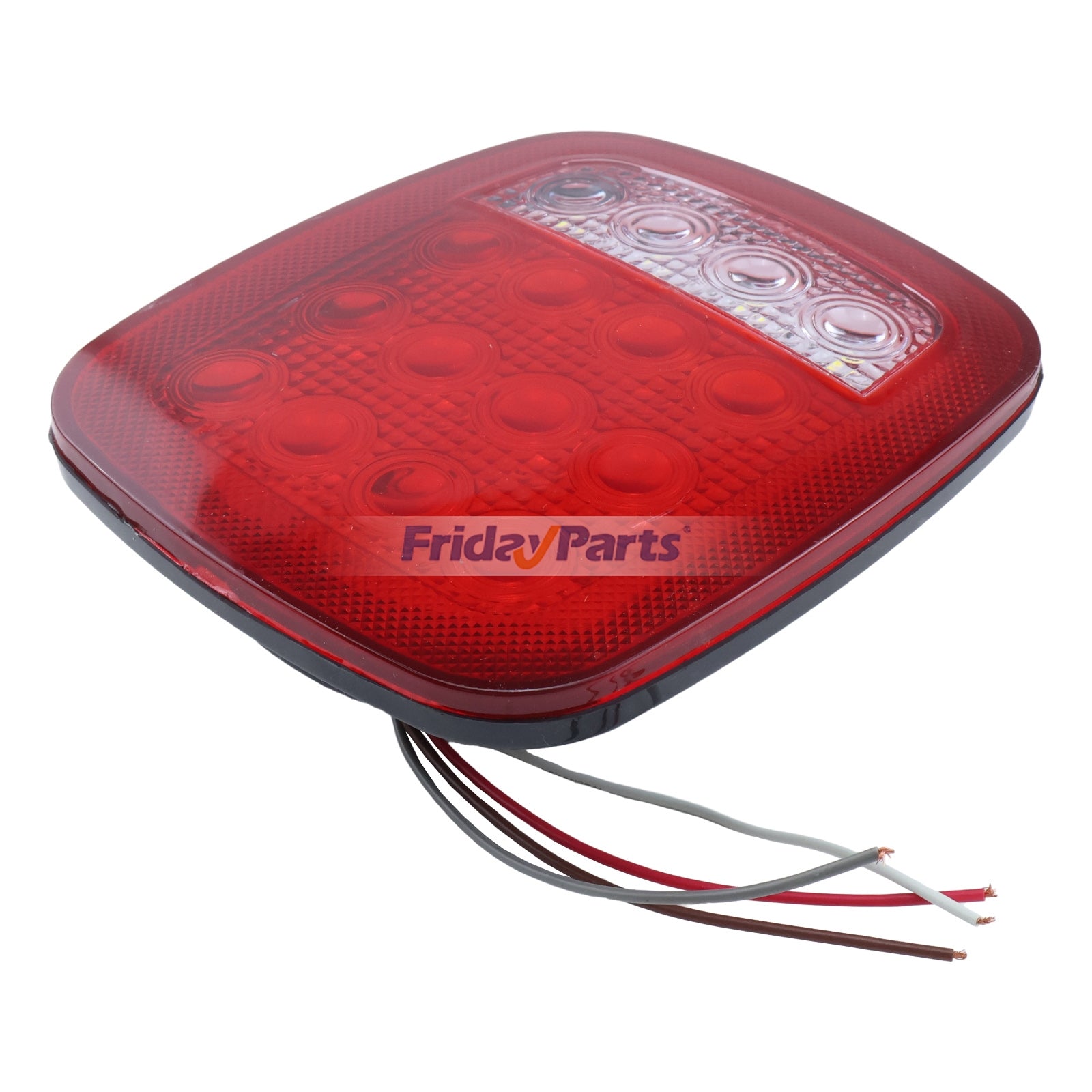 Passenger Side 5.75" Red Stop Turn Tail Light Replacement for Buyers Product 5626734 5626738