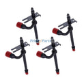 4 Pcs Fuel Injector A140828 20673 for CASE Engine 188 207 Loader 1845 1845S 450 450B 455B 480C Forklift 580C 584C 585C 586C