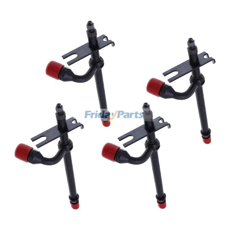 4 Pcs Fuel Injector A140828 20673 for CASE Engine 188 207 Loader 1845 1845S 450 450B 455B 480C Forklift 580C 584C 585C 586C