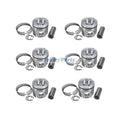Piston Kit 504128309 for FPT Engine F4HFE613P NEF667TA F4HE9684 CASE IH Tractor Puma 165 180 195 210 225 Harvester 4000 4088