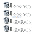 Piston Kit 8094740 for CASE Engine F4CE9484L F4CE9484C J600 Tractor FARMALL 105U 110A MAXXUM 120