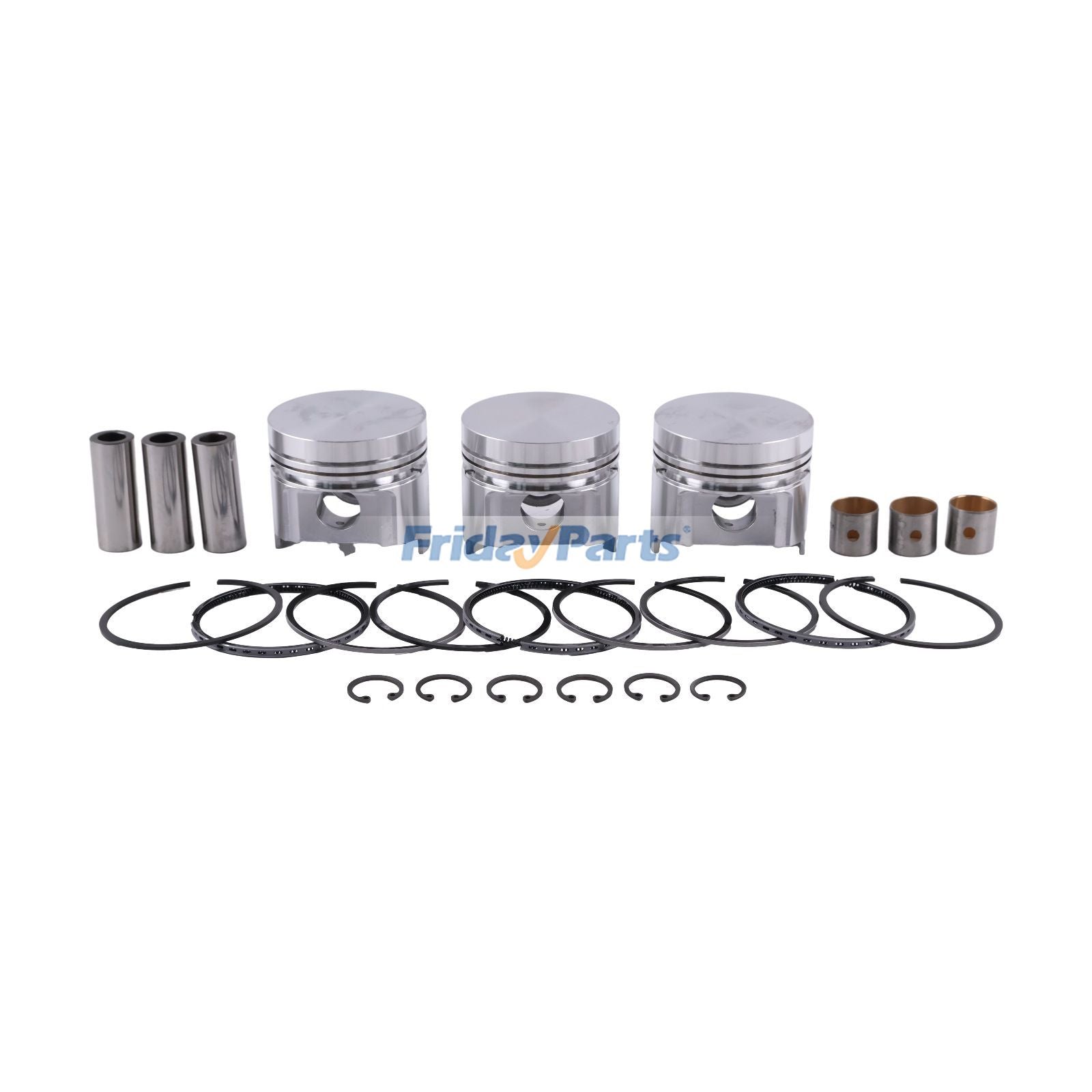 Piston & Piston Ring Set SBA115017140 SBA198517125 for CASE Tractor DX18E DX24E DX23 DX26