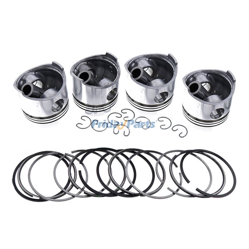 Piston & Piston Ring Set STD 129004-22080 129004-22500 for Yanmar Engine 4TNV84