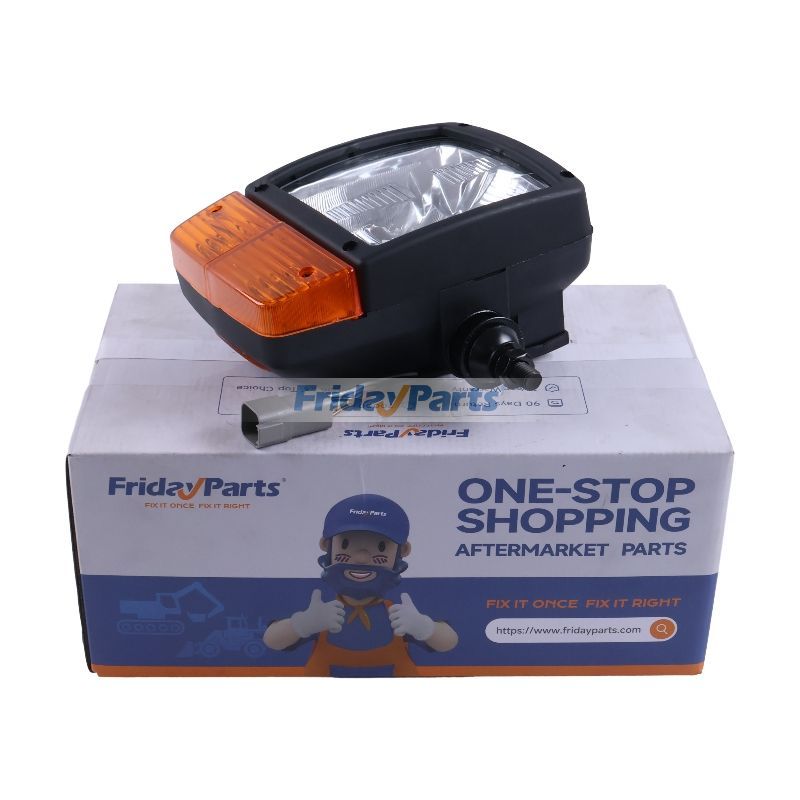 RH Headlamp 87572859 for CASE Loader SR130 SR150 SR160 SR175 SR240 SR270 SV185 SV250 SV280 TR270 TR310 TR320