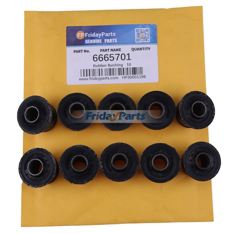 Rubber Bushing 6665701 for Bobcat  Loader 553 653 730 731 732 741 742 743 751 753 763 773 7753 843 853 863 S130 S300 S330 S630 T870 T770