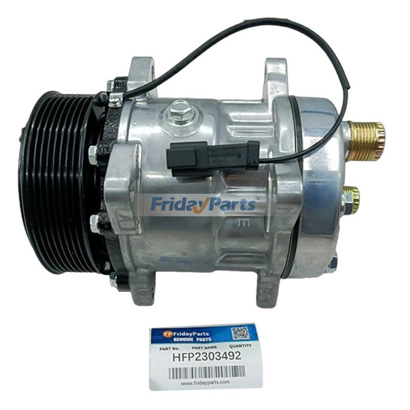 SD7H13 A/C Compressor ER368212 for John Deere Engine 4045 Tractor 5075GF 5075GN 5075GV 5080G 5090G 5090GF 5090GH 5090GV 5100GF 5100GV