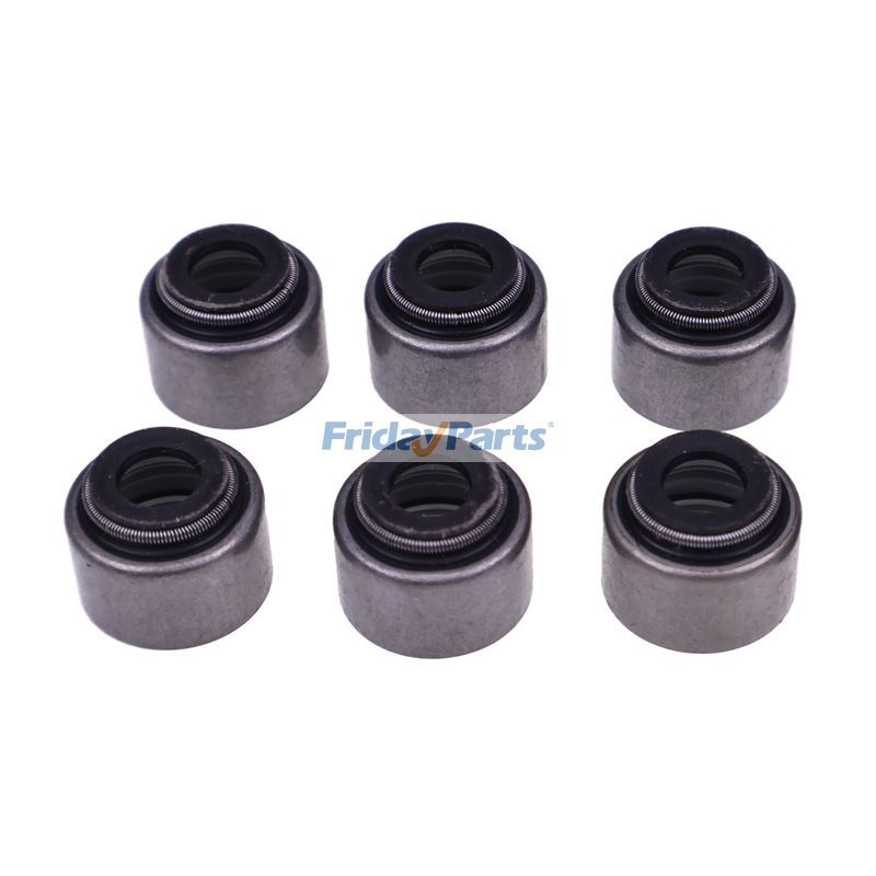 Set of 6 Valve Steam Seal SBA120406050 SBA120406070 for ISM Shibaura Engine N844 CASE Loader 410 420 Tractor D25 D29 D33 D35 D40 D45