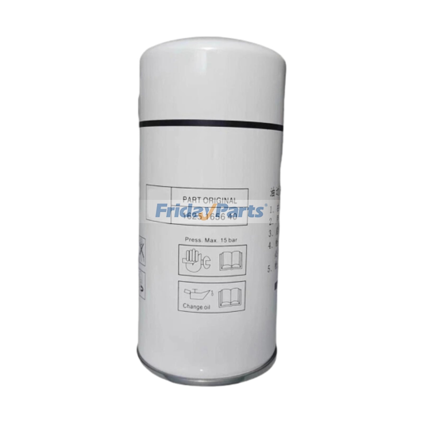 Spin-On Oil Filter 1625165640 for Atlas Copco Screw Air Compressor