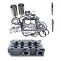 Standard Overhaul Rebuild Kit & Complete Cylinder Head & Glow Plug 25-15330-00 for Carrier Transicold Supra922 Supra944 Supra950 Generator Genesis R90