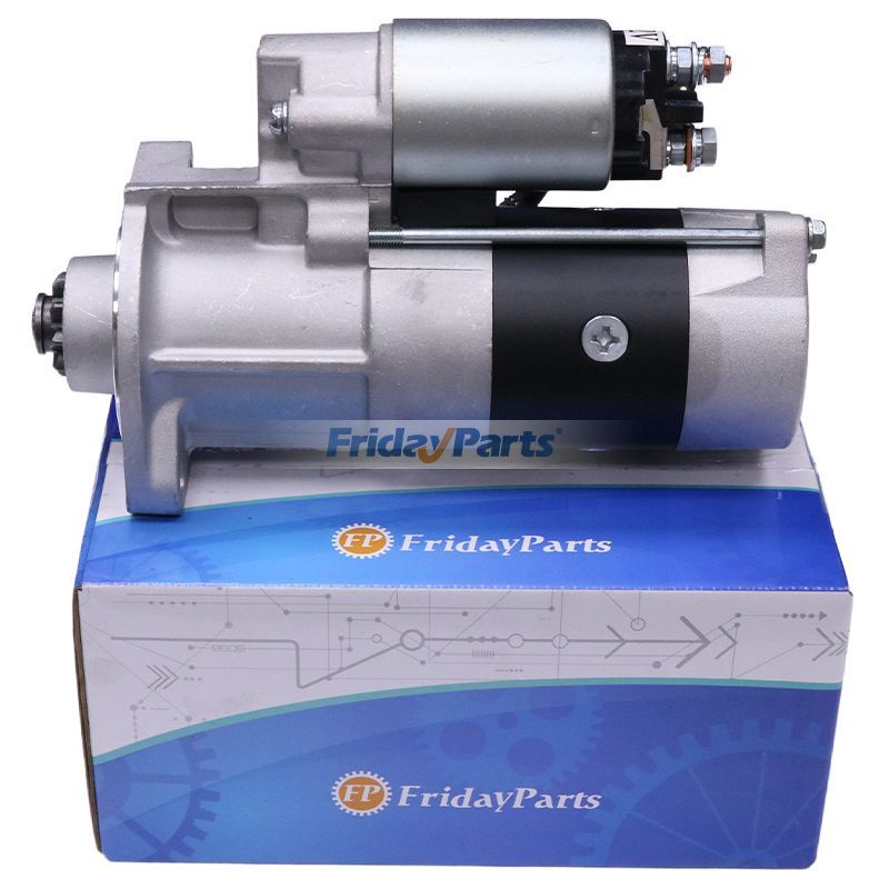 12V 9T Starter Motor 1G772-63010 M8T71671 for Kubota Engine V3300 Tractor M5040DT M6040DT M7040HD Bobcat S650