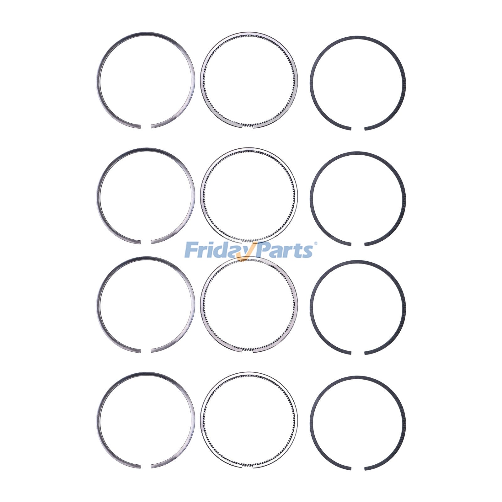 Standard Piston Ring Set 1G868-21050 for Kubota Engine V2203 D1703 V2403 D1803