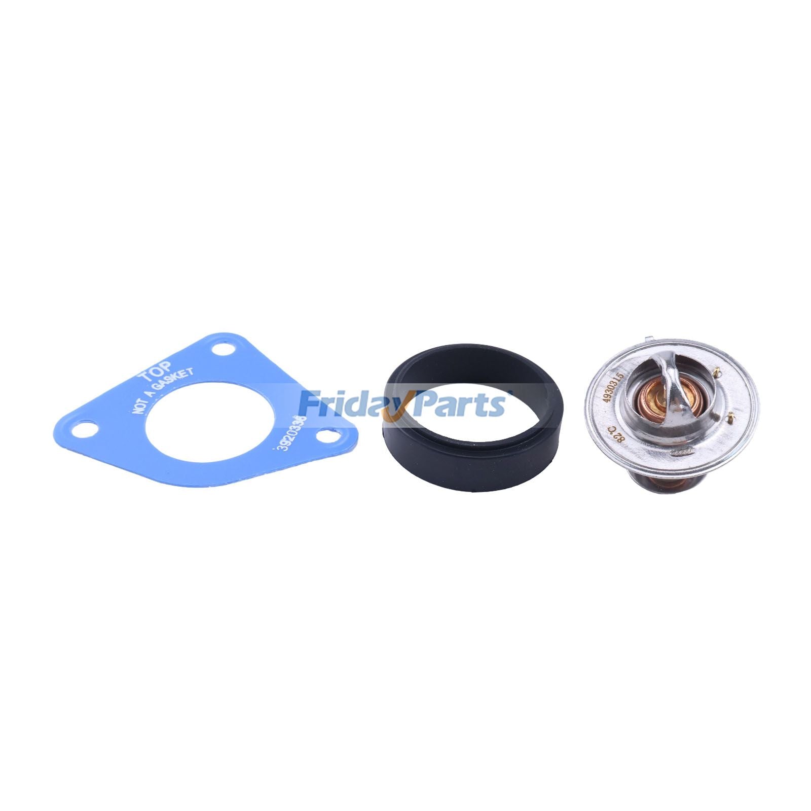 Thermostat Kit 47616858 for CASE 480F 570LXT 570MXT 580K 580L 580M 580SK 590 621 660 680K 680L 760 860 40XT 85XT 90XT 1845C