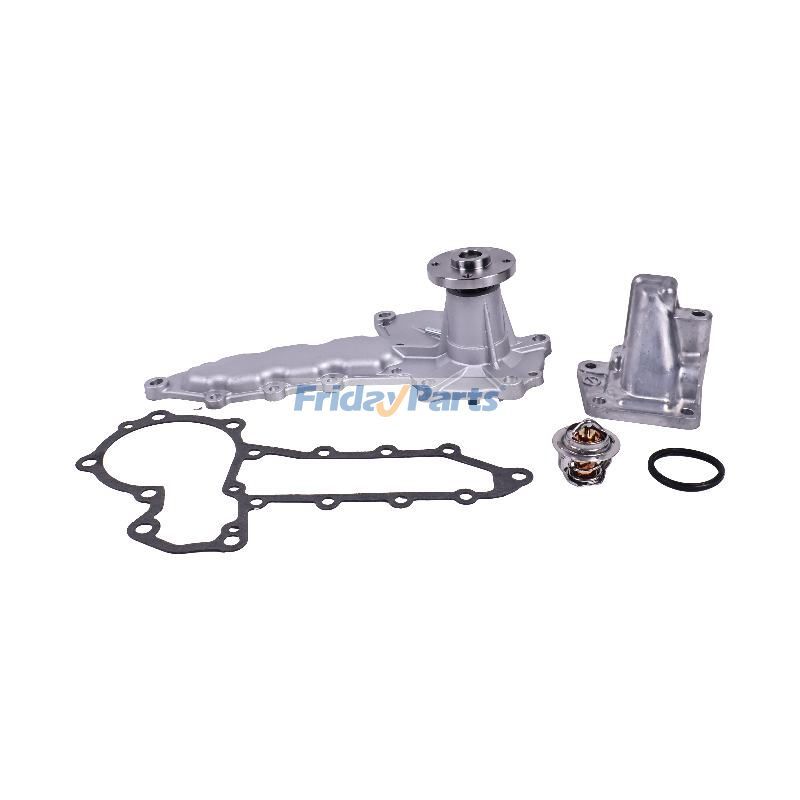 Thermostat & Housing & Water Pump 6684225 6653948 6674167 for Kubota D1703 Bobcat S150 S175 S160 S185 753 7753 763 773