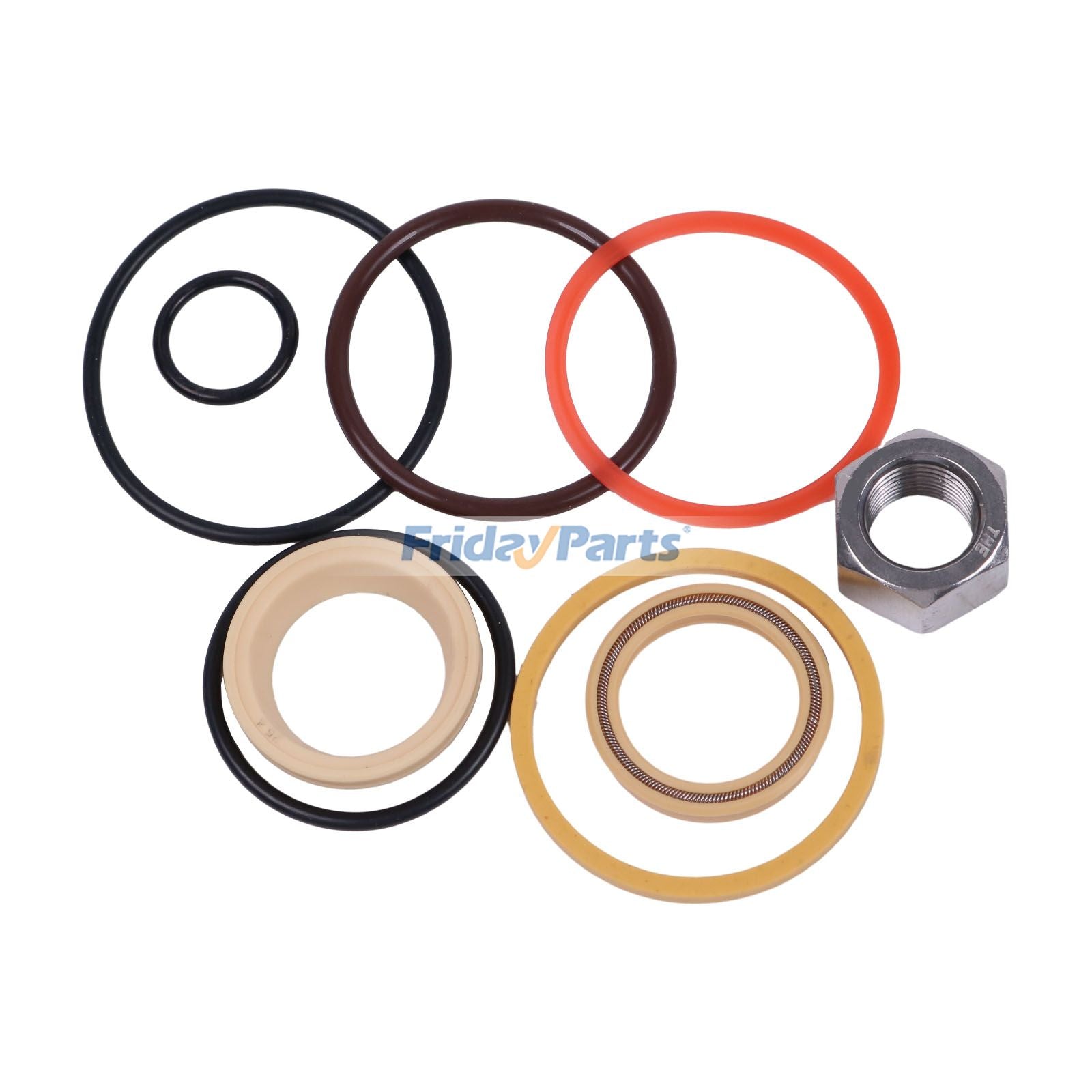 Tilt Hydraulic Cylinder Seal Kit 7137771 for Bobcat 310 313 440 443 450 453 500 600 700 974 980 B250 BL275 1600 2400