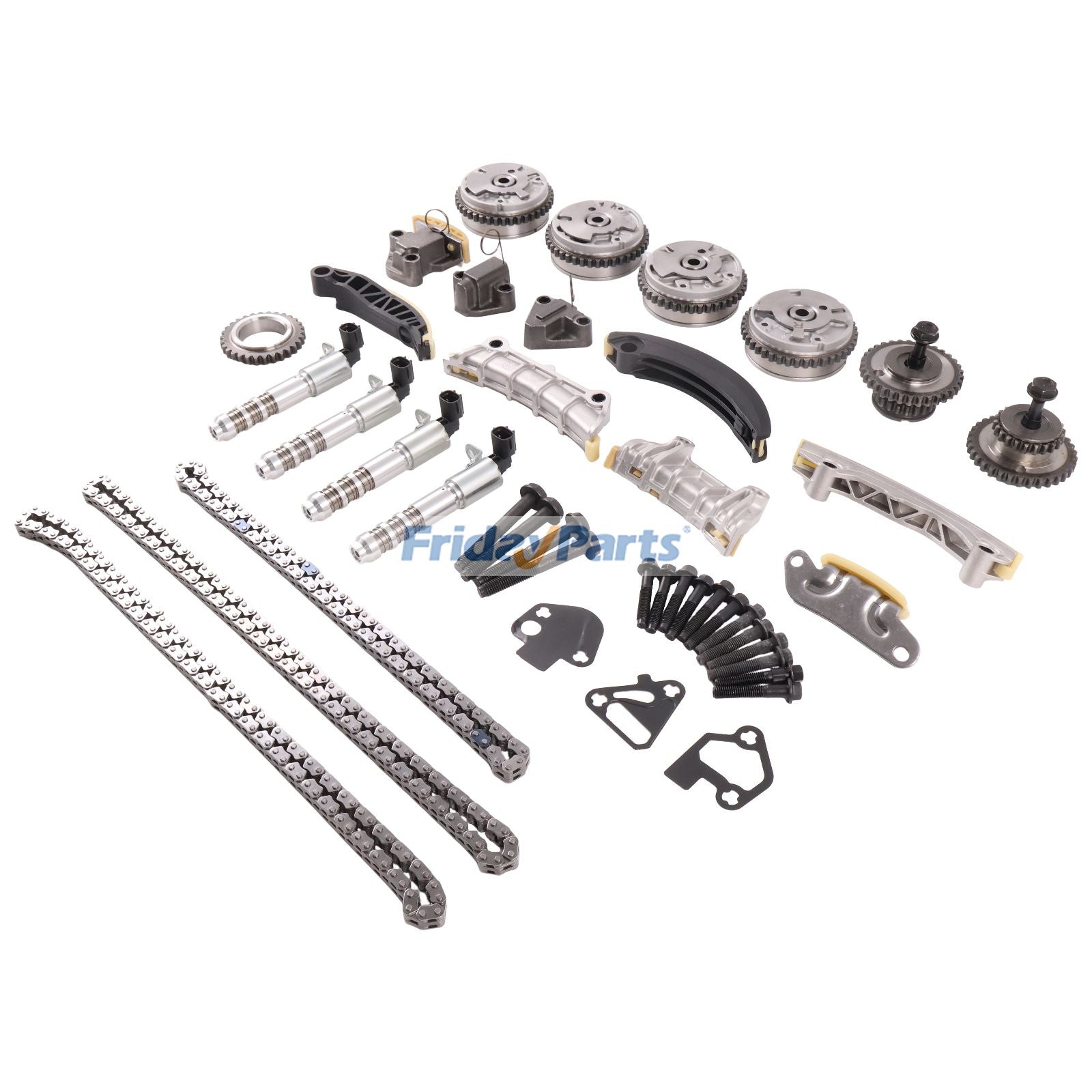 Timing Chain Kit & VVT Sprocket Oil Pump & Sensor 9-0753SVVT for Cadillac Chevy GMC 3.0L 3.2L 3.6L