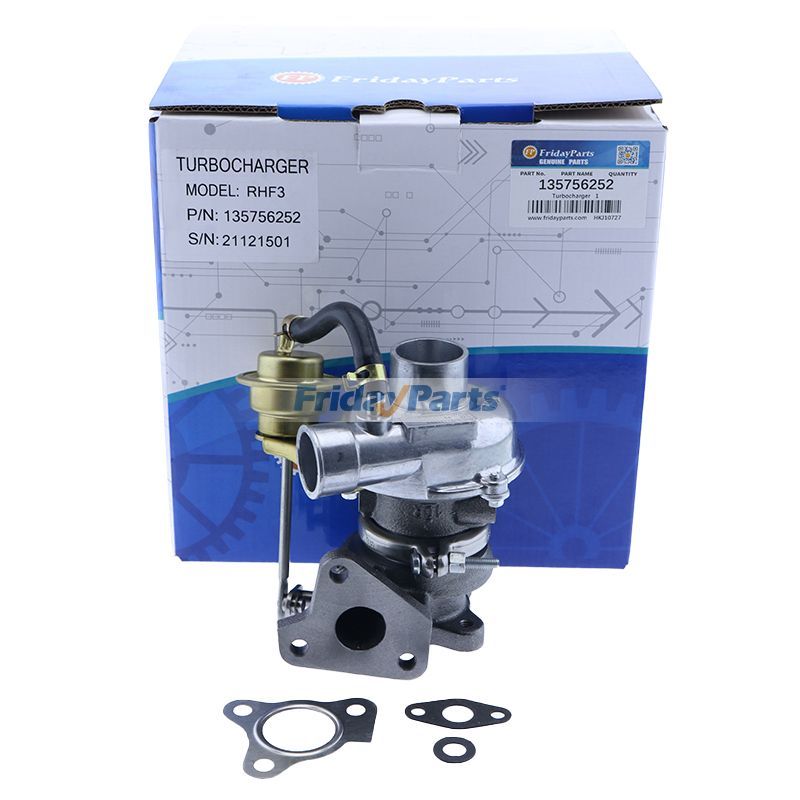 Turbo RHF3 Turbocharger 135756252 for Perkins 404C-22T 404D-22 Shibaura N844LT CASE SR175 SV185 New Holland L218 L220