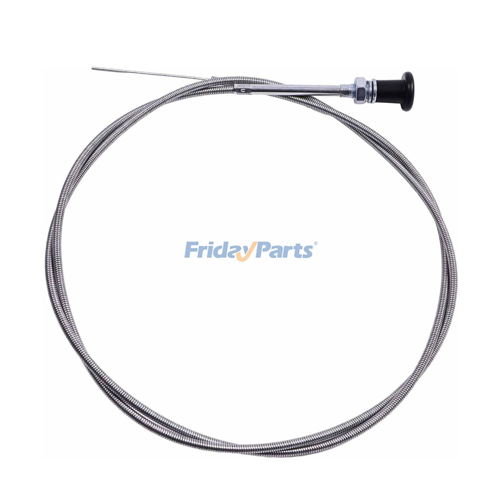 Universal Rotary Push Pull Choke Cable 60" Conduit 36" Travel 2-3/4" Knob