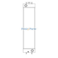 Water Radiator Core for CASE CX145C Crawler Excavator