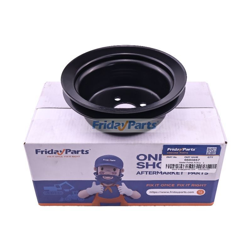 Water Pump Pulley 6680857 for Bobcat T2250 V417 A300 S220 S250 S300 S330 T250 T300 T320