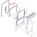 Wiper Blade PY02C01105P1 for CASE CX55B CX55BMSR Crawler Excavator